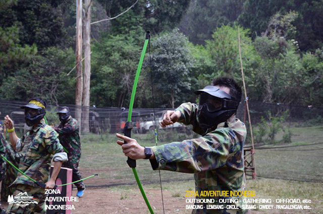 Archery War Game Simulation - Archery Lembang - Archery Bandung - Archery Cikole - Jayagiri - Grafika EO Outbound Lembang Bandung