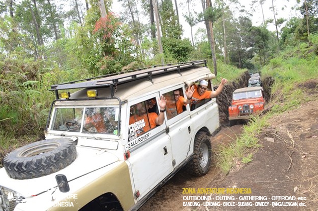 OFFROAD LAND ROVER 4WD,4X4  - Program EO Outbound Lembang Bandung - Cikole