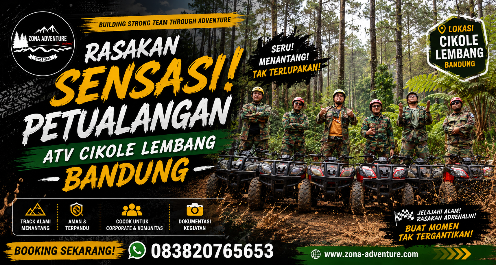 ATV CIKOLE LEMBANG BANDUNG - ZONA ADVENTURE