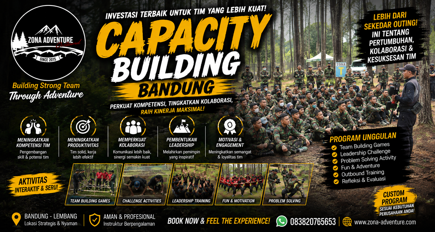 CAPACITY BUILDING BANDUNG: KUNCI UTAMA MELEJITKAN PERFORMA DAN SOLIDITAS TIM