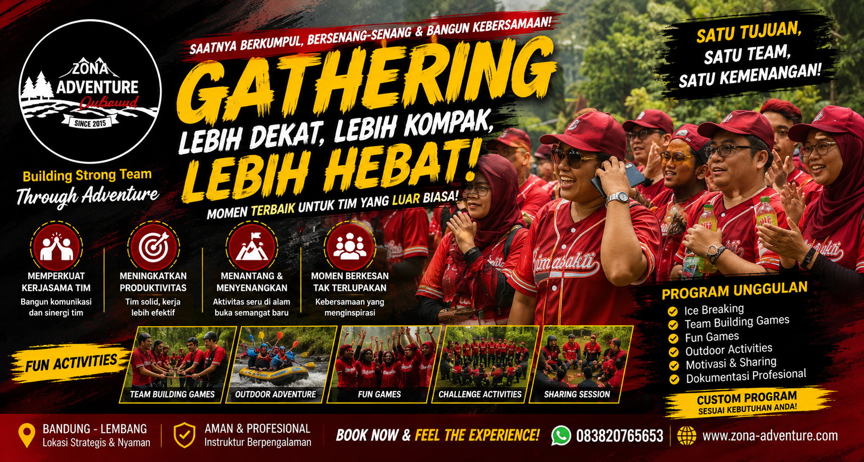 GATHERING KANTOR SERU: SOLUSI TERBAIK MEREKATKAN KEBERSAMAAN DAN KEKOMPAKAN TIM