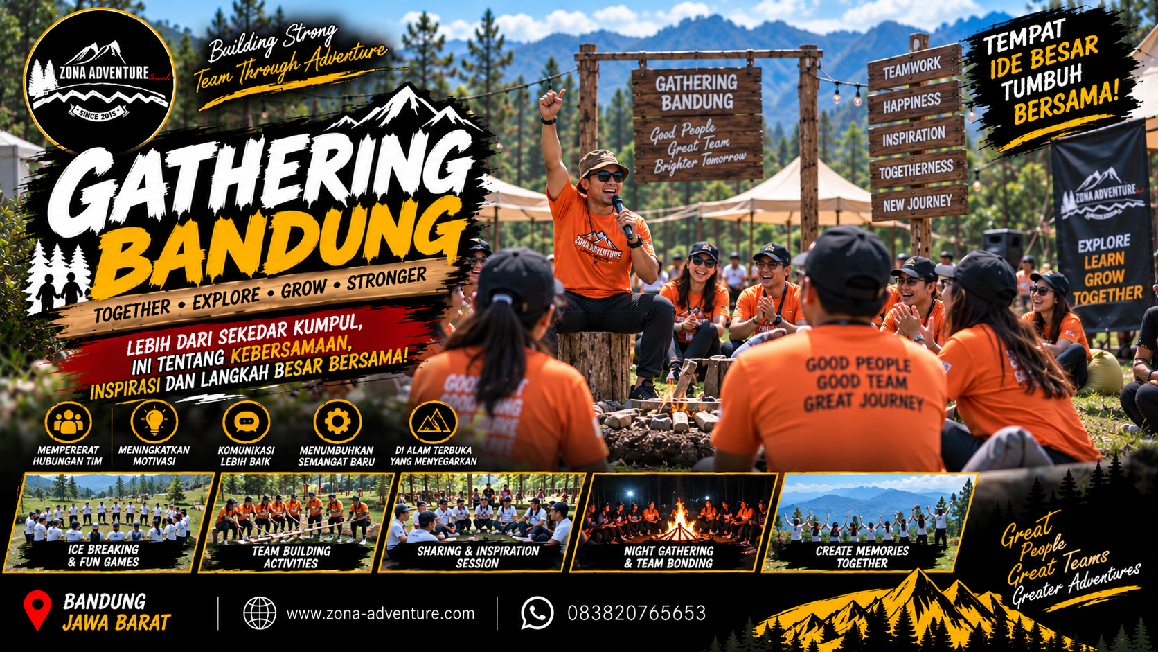 GATHERING BANDUNG - PAKET GATHERING TERBAIK UNTUK PERUSAHAAN DI CIKOLE LEMBANG