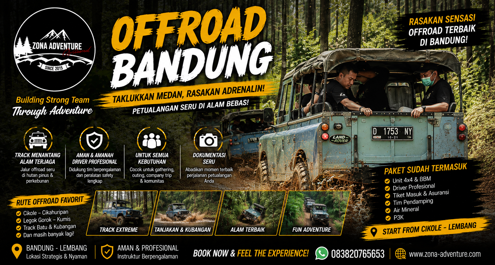 OFFROAD BANDUNG: SENSASI ADRENALIN MENAKLUKKAN MEDAN EKSTREM HUTAN PINUS