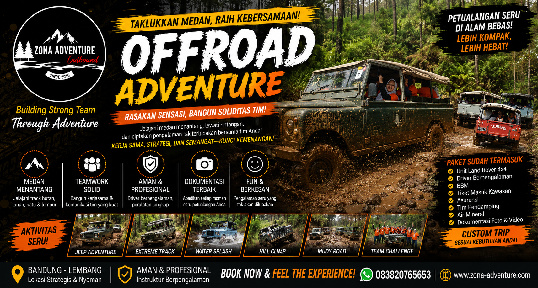 OFFROAD BANDUNG: SENSASI ADRENALIN MENAKLUKKAN MEDAN EKSTREM HUTAN PINUS