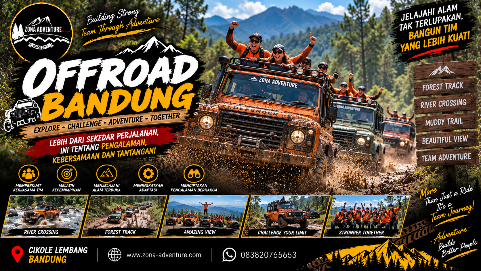 OFFROAD BANDUNG - PAKET OFFROAD CIKOLE LEMBANG TERBAIK UNTUK GATHERING & TEAM BUILDING