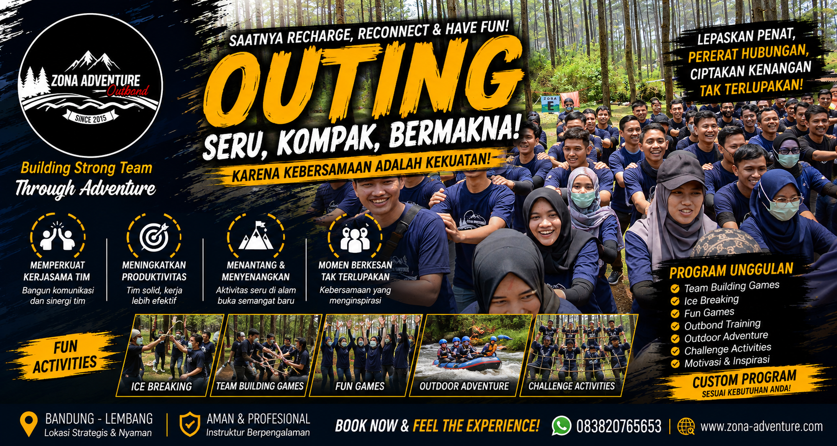 OUTING KANTOR SERU: SOLUSI AMPUH REFRESHING DAN PERERAT KEBERSAMAAN TIM